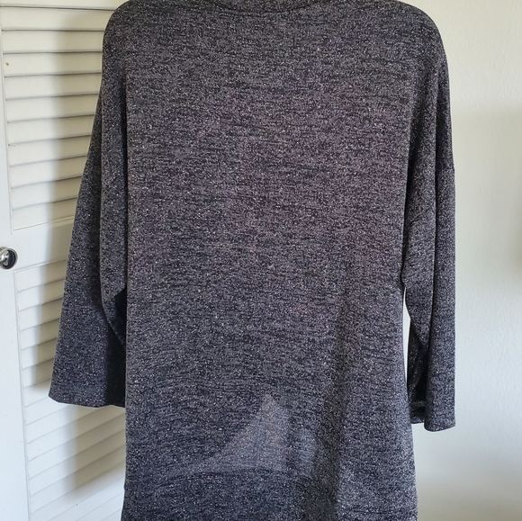 🆕️PerSeption Women's Gray Knotted Front Top Size XL - Picture 4 of 6